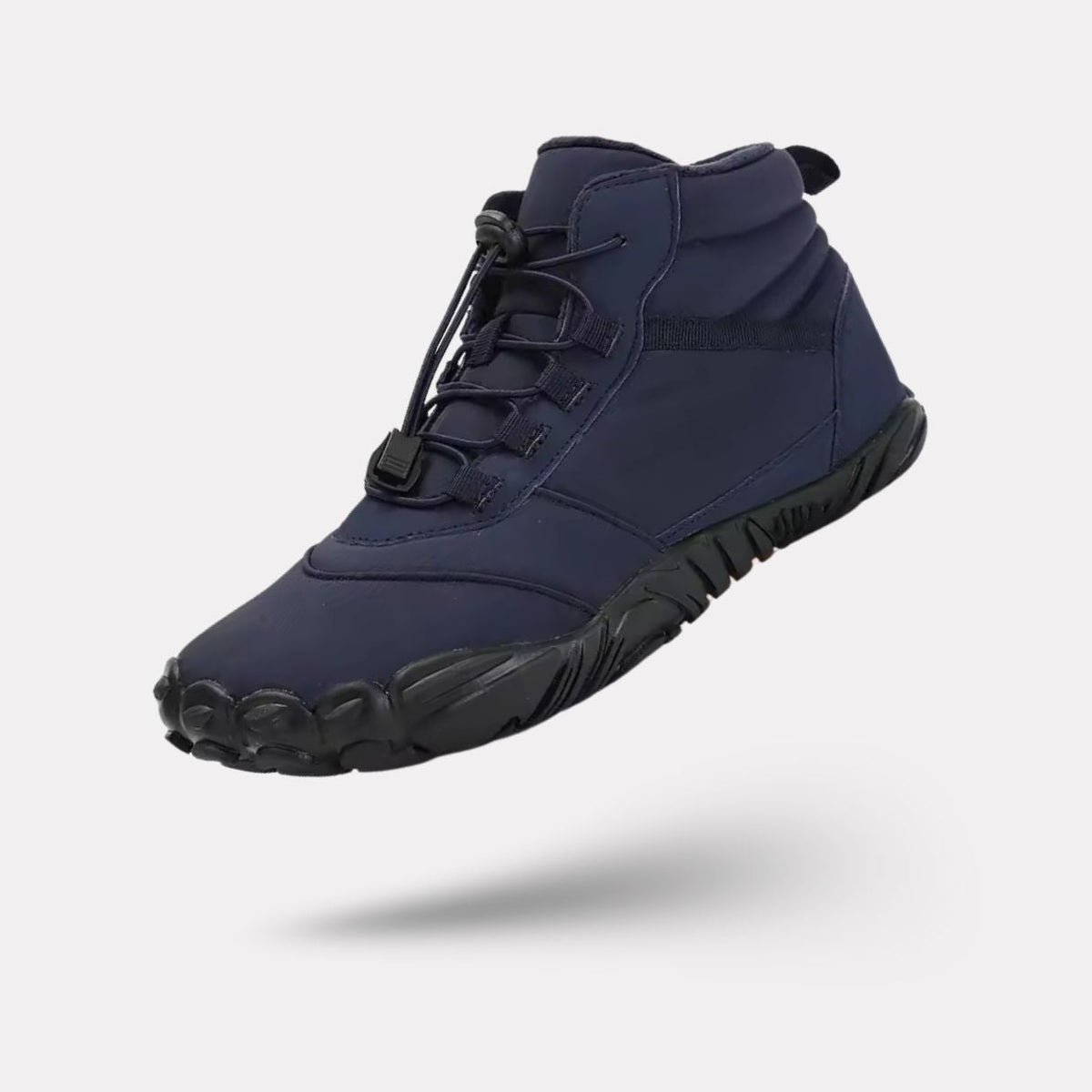 Insulated barefoot shoes in black, brown and navy with a thin flexible sole