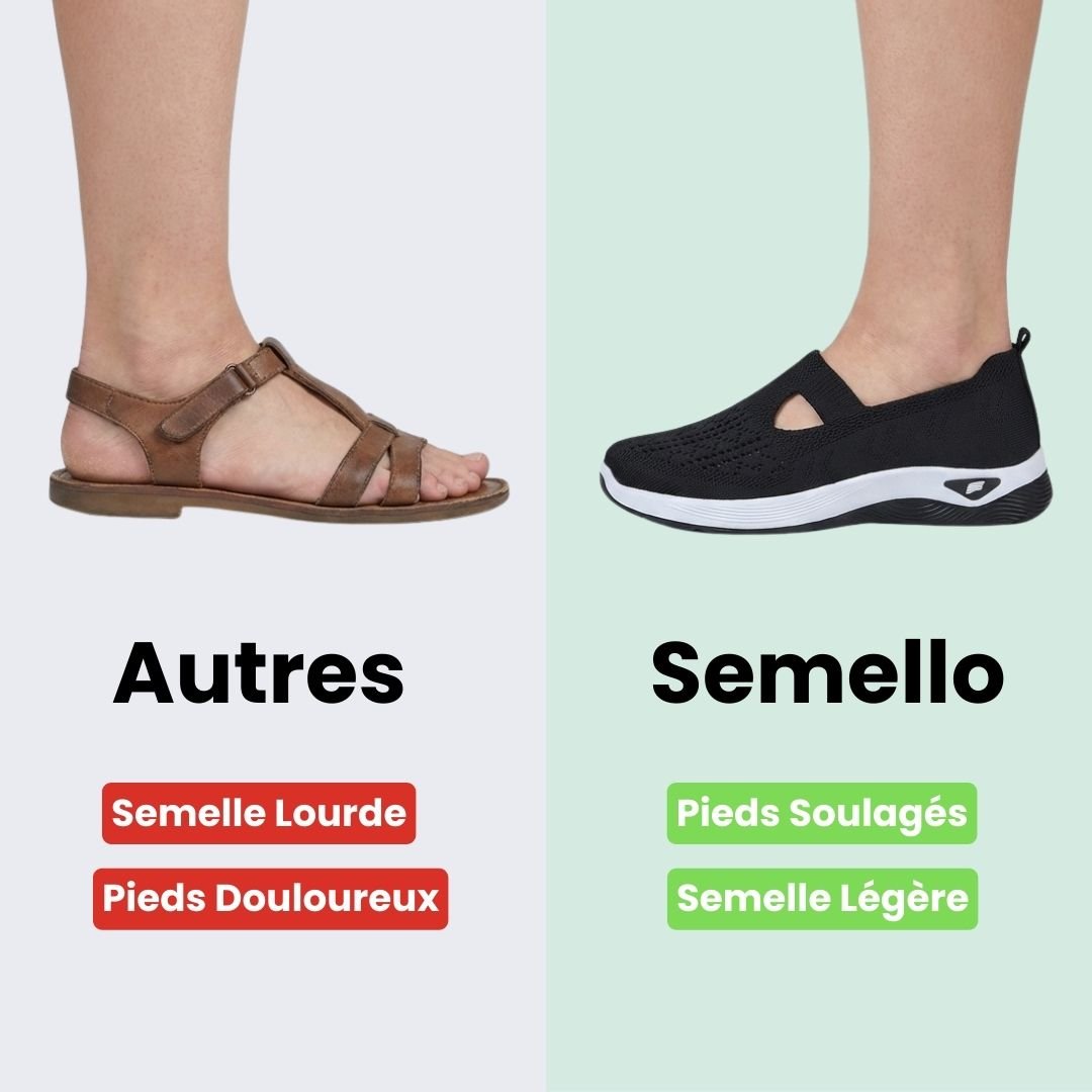 Lightweight breathable summer shoes for women with a cushioned arch-support sole, in cream and green