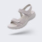 Women's orthopedic sandals with adjustable straps across the instep and toes