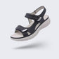 Women's orthopedic sandals with adjustable straps across the instep and toes