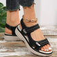 Women's orthopedic sandals with adjustable straps across the instep and toes