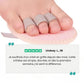 Claw toe corrector with toe loops and a cushion resting under the ball of the foot