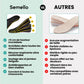 Invisible height increase insoles with a stacked lift, hidden under the heel inside a shoe