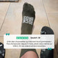 Pair of blue outdoor cycling socks ribbed at the calf with a snug footbed