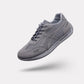 Men's orthopedic sneakers with a cushioned midsole, in beige, dark gray and green