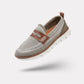 Men's slip-on orthopedic loafers with a padded collar and a cushioned insole