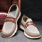 Men's slip-on orthopedic loafers with a padded collar and a cushioned insole