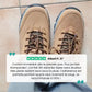 Dark gray hiking shoes with a lugged rubber outsole and a padded ankle collar