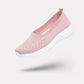 Women's orthopedic sneakers in black, pink, gray and beige with a thick cushioned midsole