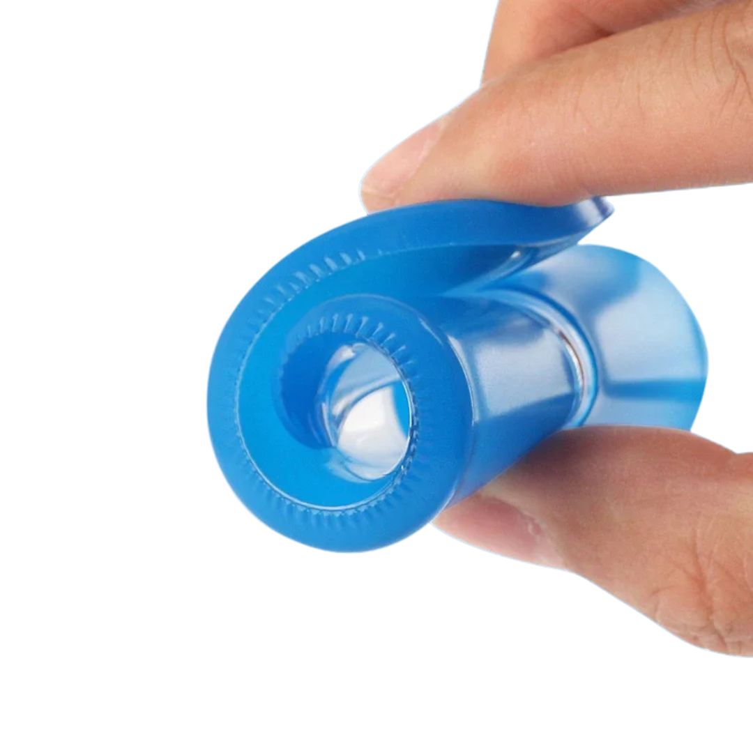 Pair of clear gel heel cups that sit under the heel inside the shoe