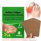 Adhesive patches applied over the bunion for fast relief from sharp pain