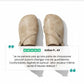 Khaki lace-up orthopedic walking shoes with a cushioned sole and roomy toe box