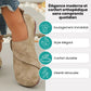 Khaki lace-up orthopedic walking shoes with a cushioned sole and roomy toe box