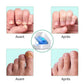 Clip-on UV lamp positioned over the toenail for painless fungus treatment