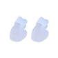 Ultra-soft silicone splint wrapped around the little toe to hold it straight