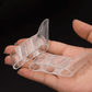 Silicone bunionette splint that slips over the little toe to shield the joint