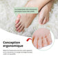 Silicone bunionette splint that slips over the little toe to shield the joint