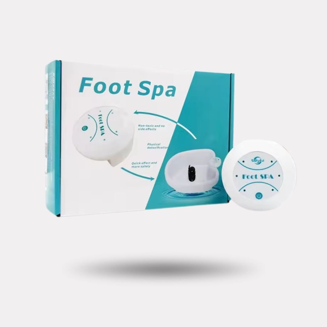 Detox foot bath basin deep enough to soak both feet up to the ankle