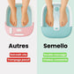 Foot spa bath tub with massaging bubble jets for soaking both feet