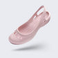 Women's ballet flats with a rounded toe and orthopedic cushioned insole, in black, pink, gold and blue
