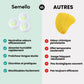 Pair of shoe deodorizer balls dropped inside shoes to absorb odor between wears
