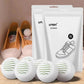 Pair of shoe deodorizer balls dropped inside shoes to absorb odor between wears