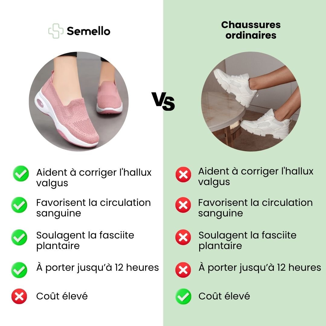 Pink orthopedic sneakers with a soft knit upper and cushioned arch support
