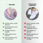 Women's orthopedic sneakers on a wide cushioned sole, in black, green, pink, gray and beige