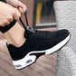 Orthopedic sneakers with a soft stretchy upper and a cushioned insole for sensitive feet