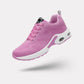 Orthopedic sneakers with a soft stretchy upper and a cushioned insole for sensitive feet