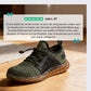 Gray breathable mesh safety sneakers with a protective toe and lace-up front