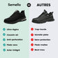 Orthopedic safety sneakers with a reinforced toe cap and a lightweight cushioned sole