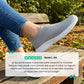 Breathable mesh summer sneakers with cushioned orthopedic soles, in gray, pink and purple