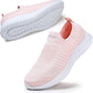 Women's orthopedic sneakers with a lace-up upper and a thick cushioned midsole