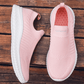 Women's orthopedic sneakers with a lace-up upper and a thick cushioned midsole