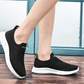 Women's orthopedic sneakers with a lace-up upper and a thick cushioned midsole