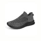 Beige orthopedic sneakers for men with a lace-up upper and thick supportive sole