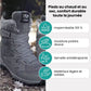 Burgundy waterproof snow boots with a fleece lining and a grippy treaded sole