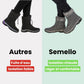 Burgundy waterproof snow boots with a fleece lining and a grippy treaded sole