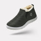 Lined waterproof boots for extreme cold in black, red, blue and green with deep-tread soles