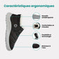 Lined waterproof boots for extreme cold in black, red, blue and green with deep-tread soles