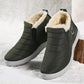 Lined waterproof boots for extreme cold in black, red, blue and green with deep-tread soles