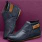 Orthopedic ankle boots with a cushioned footbed, in blue, gray, red, brown and green