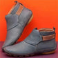 Orthopedic ankle boots with a cushioned footbed, in blue, gray, red, brown and green