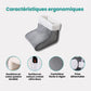 Electric foot warmer with a lined inner pocket that both feet slide into