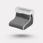 Electric foot warmer with a lined inner pocket that both feet slide into