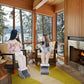 Electric foot warmer with a lined inner pocket that both feet slide into