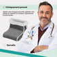 Electric foot warmer with a lined inner pocket that both feet slide into