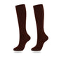 Knee-high compression socks for lighter legs, in black, nude, white, gray and blue