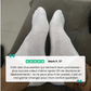 Low-cut odor-control socks in black and white, cut to sit just below the ankle bone